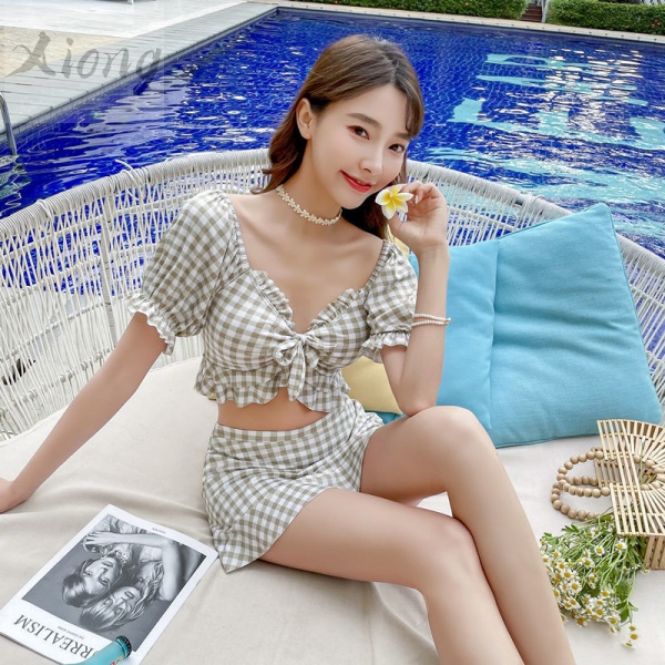 Set Đồ Tắm In Họa Tiết Hoa Xinh Xắn Dành Cho Nữ