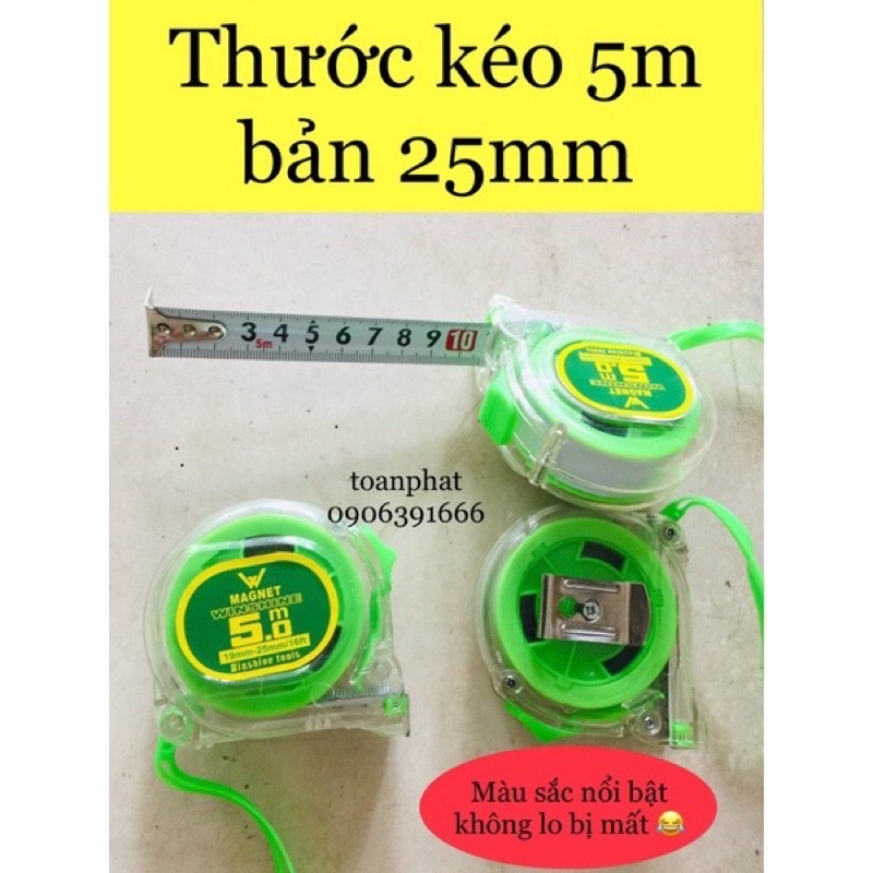 Thước kéo dây 5m, thước số 5m