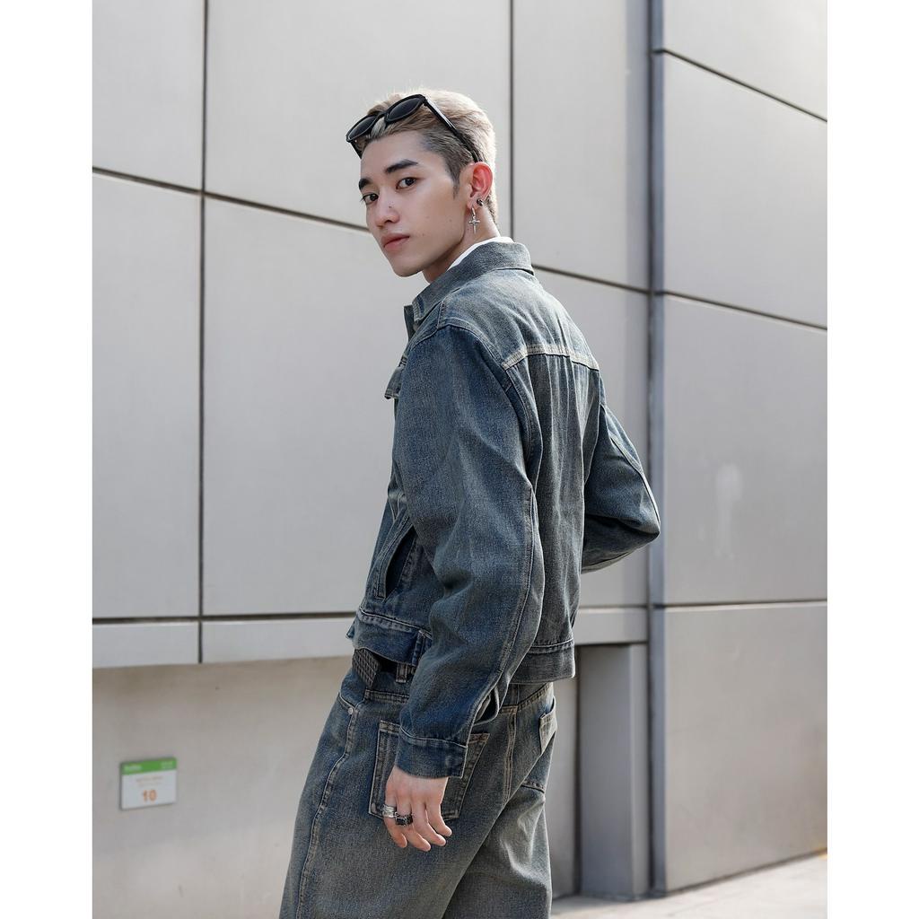 Áo Khoác Galvin Jacket Jean Denim LJIN K0641 Cá Tính Thời Thượng
