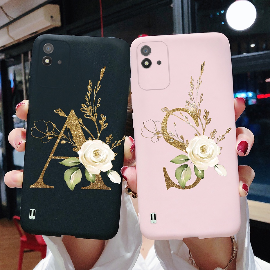 Ốp Điện Thoại Mềm Chống Sốc In Chữ Cho Realme Narzo 50i Casing 2021 Realme Narzo50i 2021