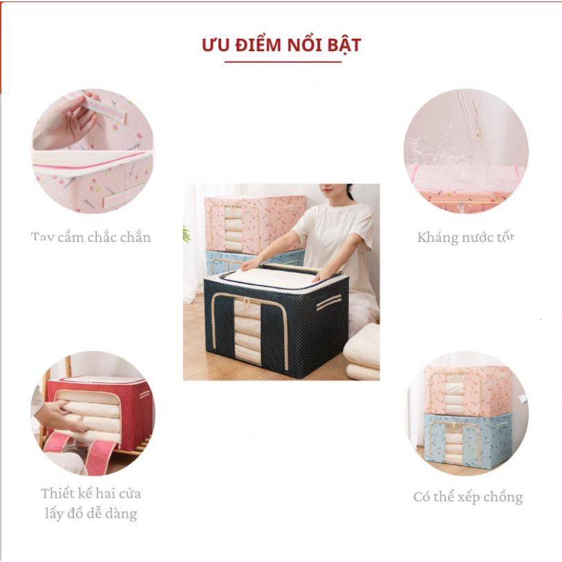 Túi Đựng Chăn , Quần áo Cỡ Lớn KHung THép Living Box