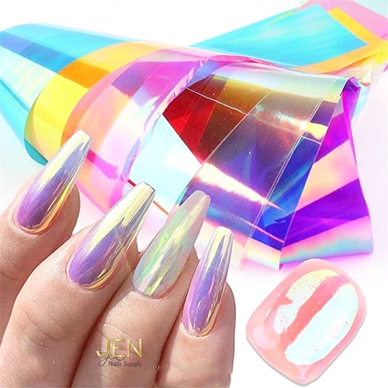 Giấy thuỷ tinh nail-giấy bóng kính