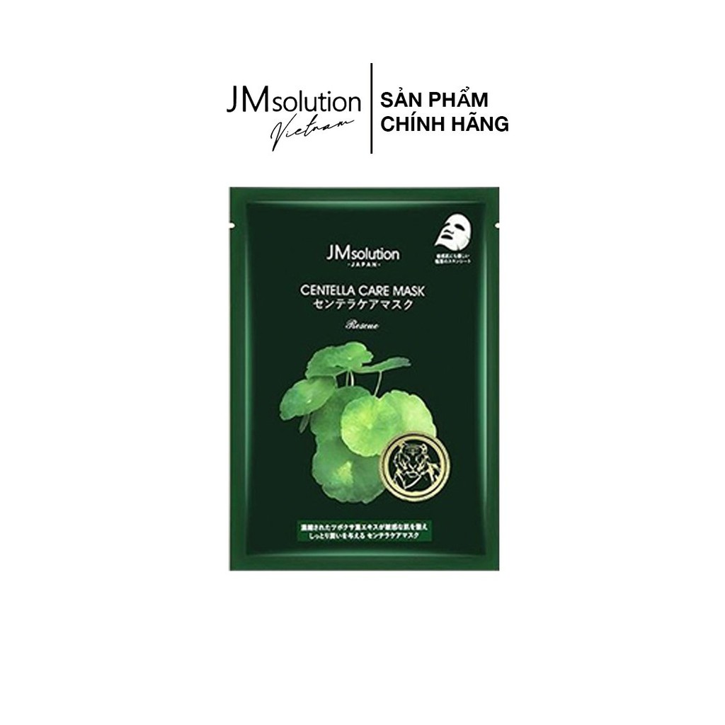 Mặt Nạ Dưỡng Cho Da Mụn JMsolution Centella Care (Japan) - Chính Hãng (5 miếng)