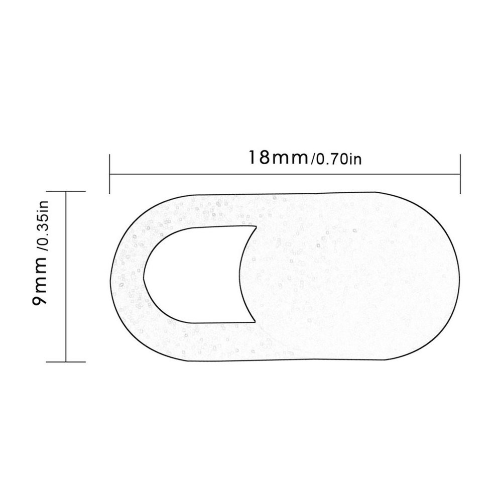 Vỏ bọc bảo vệ Camera WebCam bằng nhựa thiết kế nắp trượt từ tính di động tiện dụng cho Web Laptop/PC/máy tính bảng | BigBuy360 - bigbuy360.vn