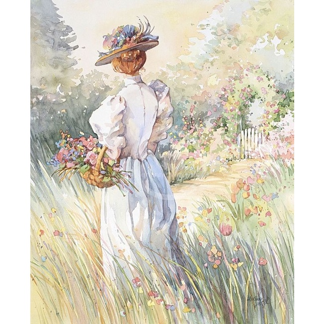 Tranh đính đá 5d DIY họa tiết hoạt hình đáng yêu 30x40cm