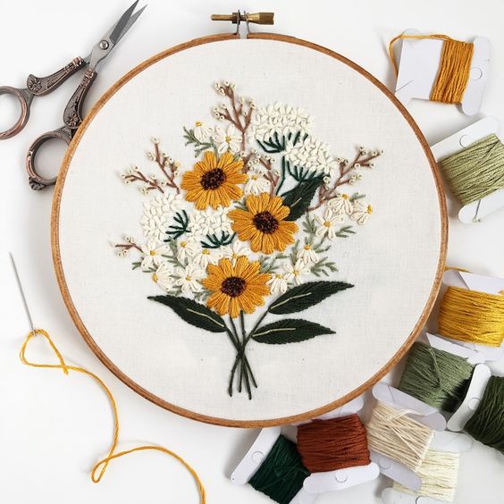 DIY Plants Thêu Kit May Kit Vá Cross Stitch Thủ công Trang trí nội thất Thủ công mỹ nghệ Wall Art - ZEN HANDMADE