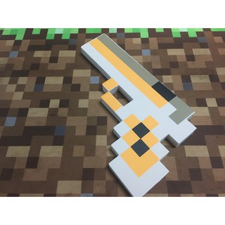 Đồ chơi súng lục minecraft xám
