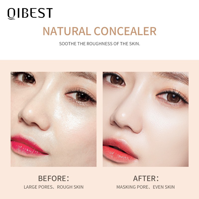 Phấn Phủ QIBEST Dịu Nhẹ Chống Thấm Nước Lâu Trôi 5 Màu 34.5g | BigBuy360 - bigbuy360.vn