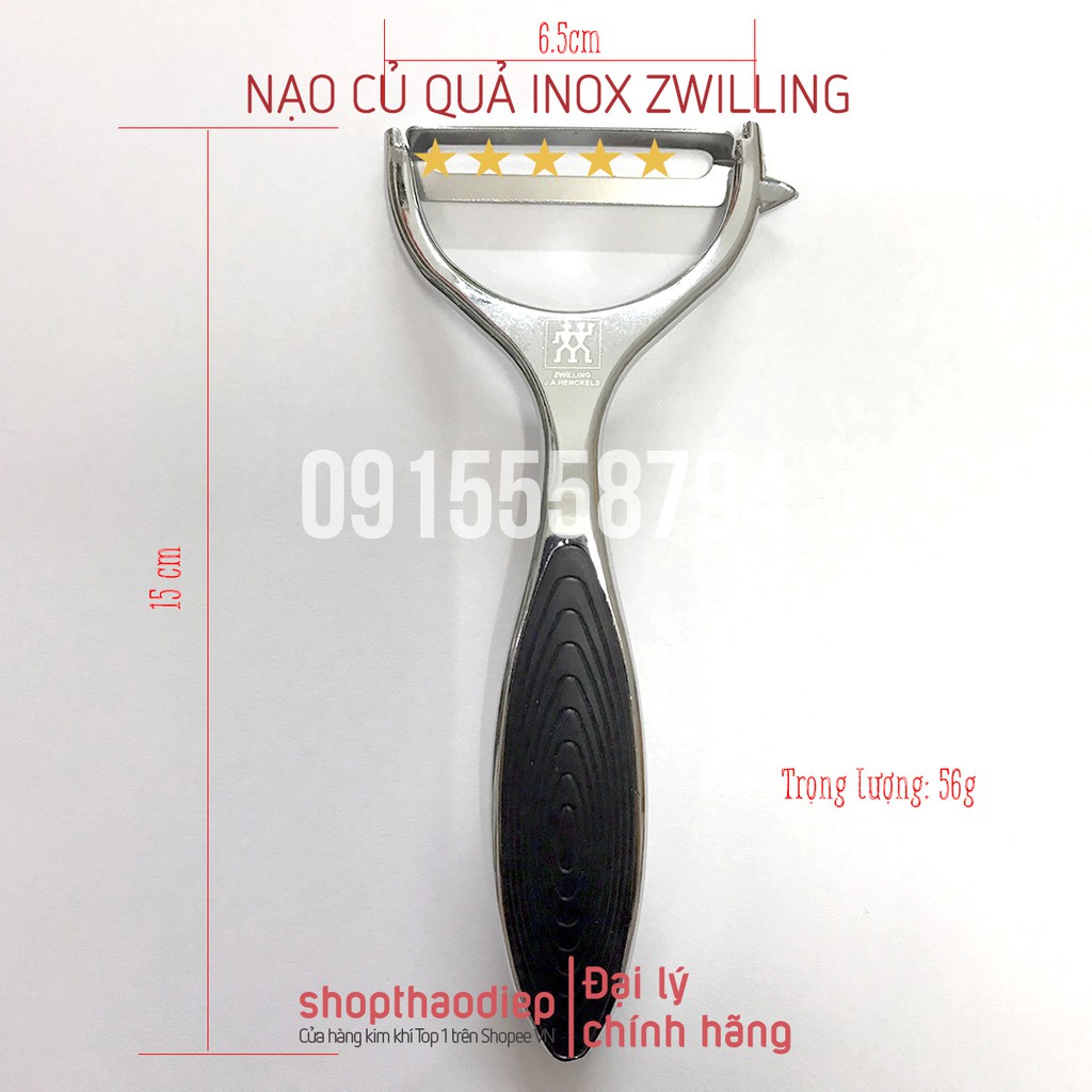 [HÀNG XỊN - XUẤT ĐỨC] Nạo Rau Củ Quả Inox Hàng Hiệu Xuất Đức ZWILLING