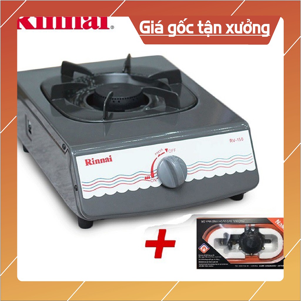 Bếp Ga Đơn, Bếp Ga Rinnai RV-150, Sơn Tĩnh Điện, An Toàn