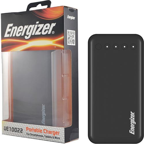 Sạc dự phòng Energizer 10000 mAh UE10022 - Hàng chính hãng