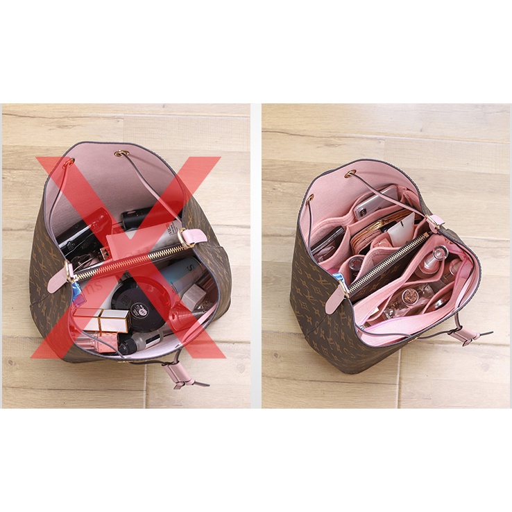 Lót túi LV NeoNóe cao cấp full Size | Khách hàng có nhu cầu may lót túi vui lòng liên hệ shop