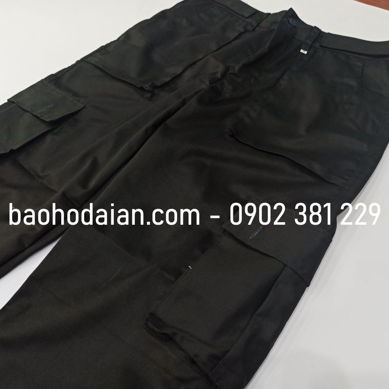 Bộ quần áo bảo vệ, quần áo vệ sĩ tay ngắn, quần 6 túi hộp