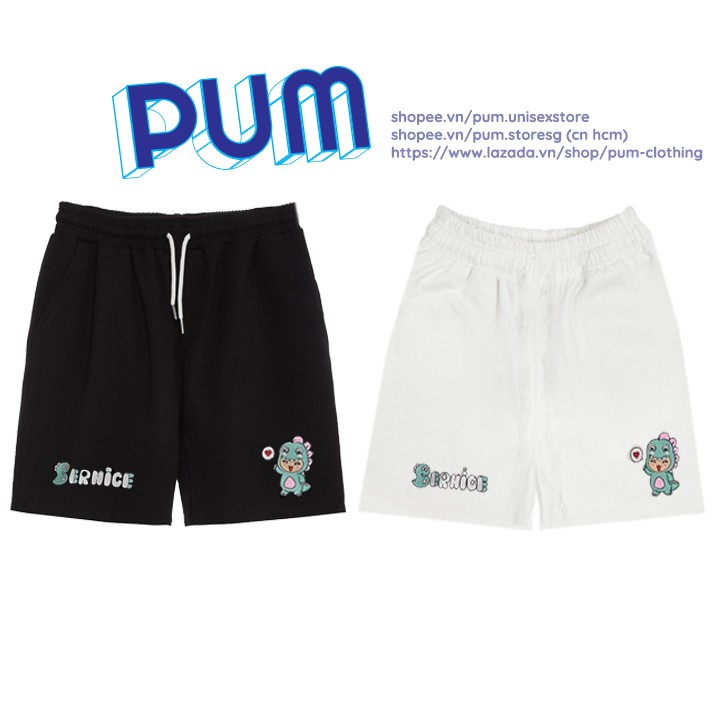 Quần short thun Khủng Long unisex pumunisexstore