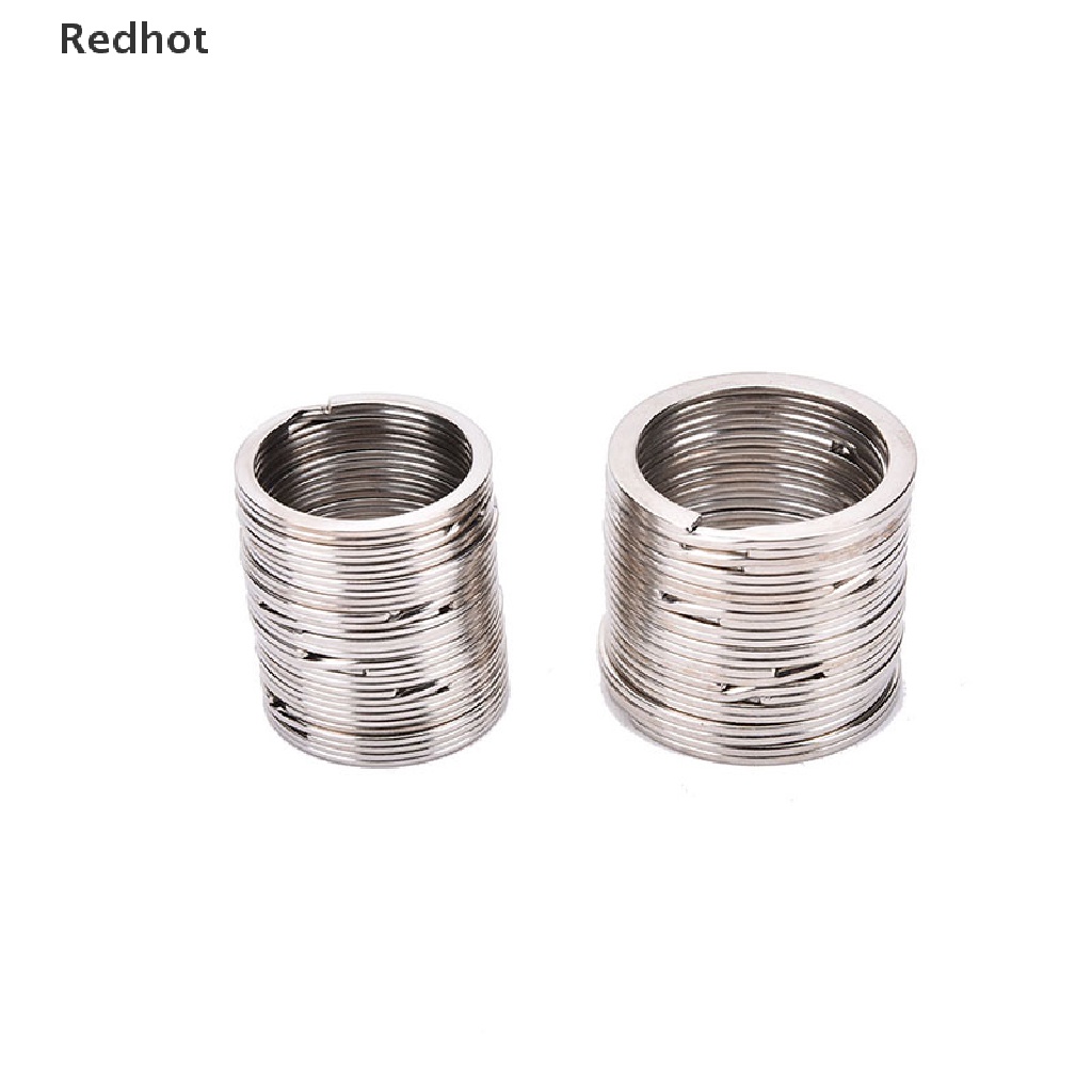 Bộ 100 Vòng Tròn Bằng Thép Không Gỉ 2 Kích Cỡ Mới