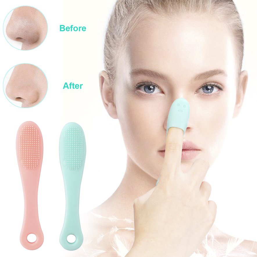 Cọ rửa mặt làm sạch mụn đầu đen bằng gel silicone