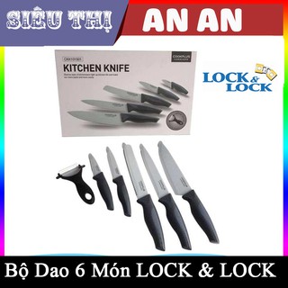 Bộ dao 6 món lock & lock ckk101s01 cao cấp