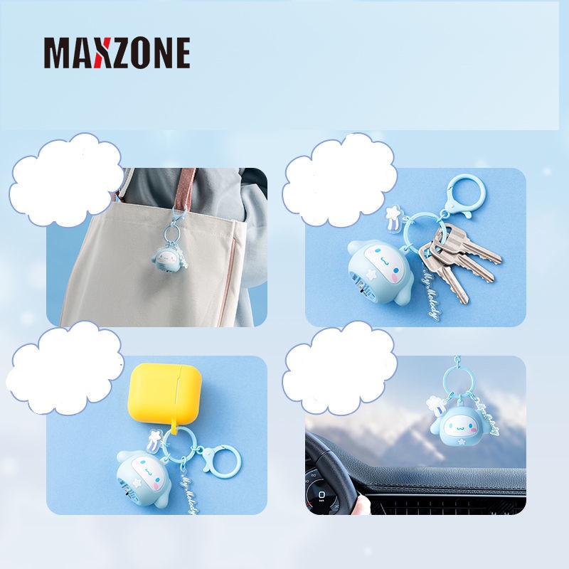 SANRIO Móc Khóa Hình Cinnamoroll My Melody Kuromi Dạ Quang Dễ Thương