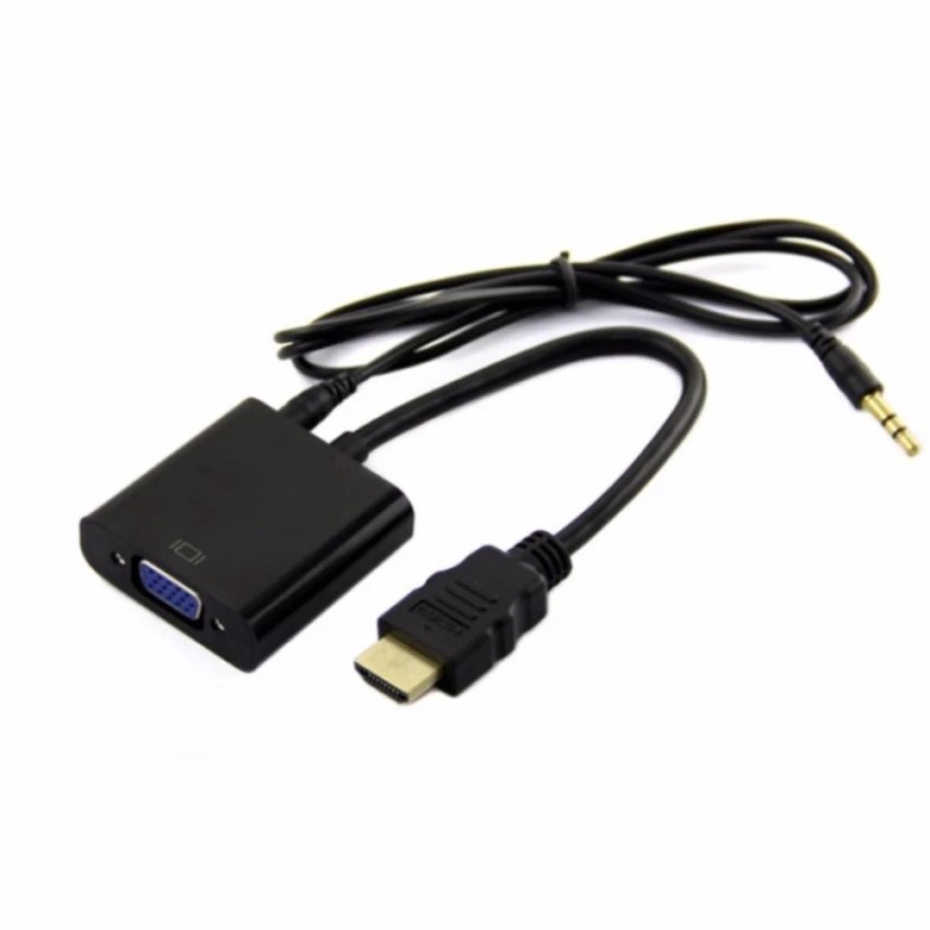 Cáp HDMI ra VGA có jack audio 3.5mm