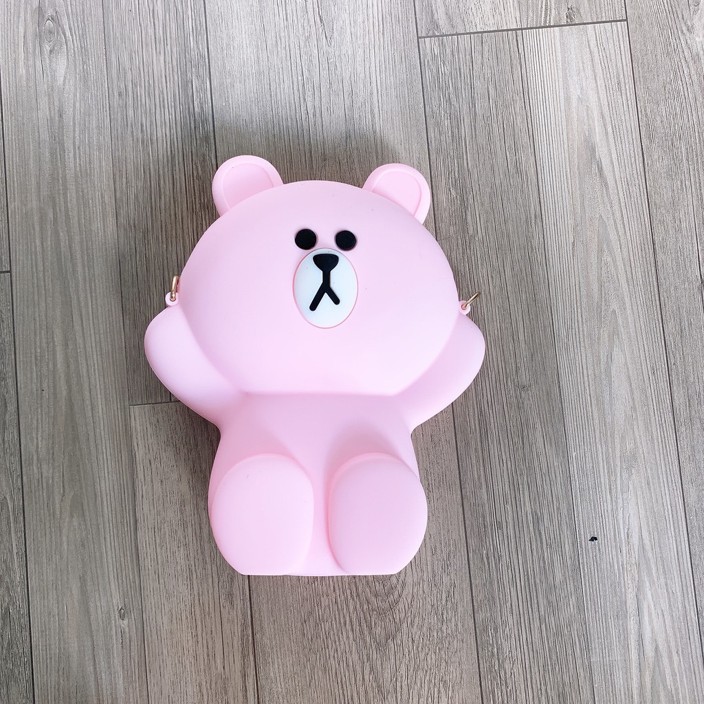 [Mã FAMAYWA2 giảm 10K đơn 50K] Túi Gấu Nâu Đeo Chéo, Túi Gấu Silicon | BigBuy360 - bigbuy360.vn