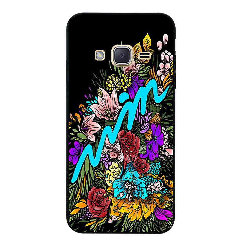 Ốp điện thoại silicone in họa tiết hoa cho Samsung J2 J3 J5 J7 Prime Pro A2 Core Plus Duo 2015 2016 2017 2018