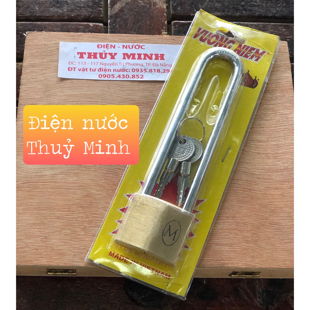 Ổ khoá Vương Miện càng dài 13cm (điện nước Thủy Minh)