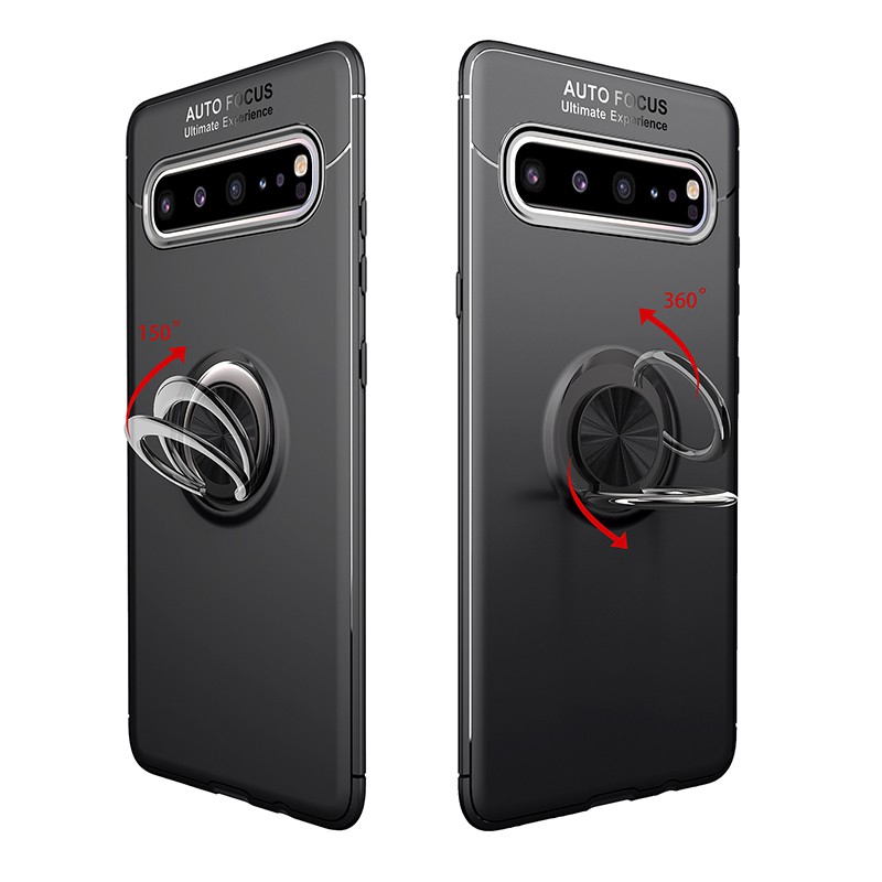 Ốp điện thoại siêu mỏng màu trơn có giá đỡ nam châm kim loại cho Samsung Galaxy S10 5G | BigBuy360 - bigbuy360.vn