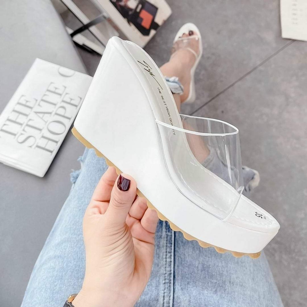 DÉP XUỒNG QUAI TRONG 9CM SẮC MÀU