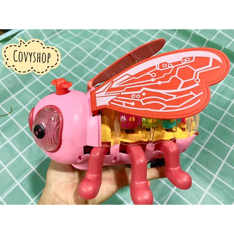Chú Ong có nhạc di chuyển gấp mở cánh chạy pin