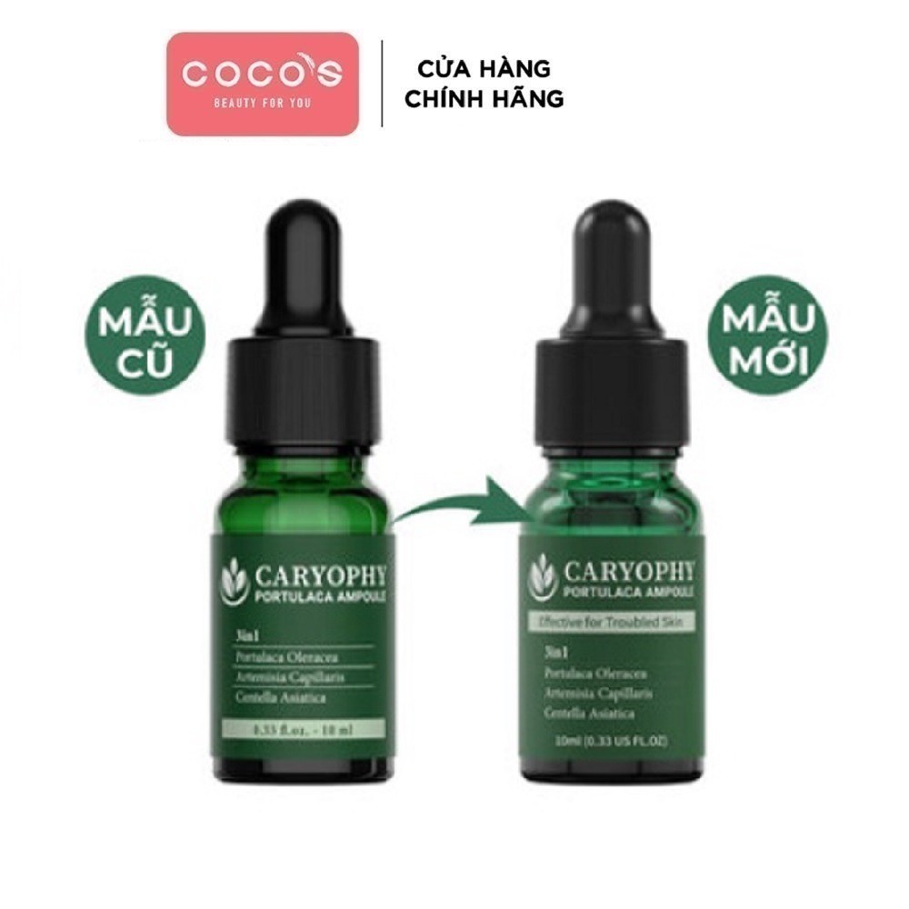 Tinh Chất Giảm Và Ngăn Ngừa Mụn Caryophy Portulaca Ampoule 10ml