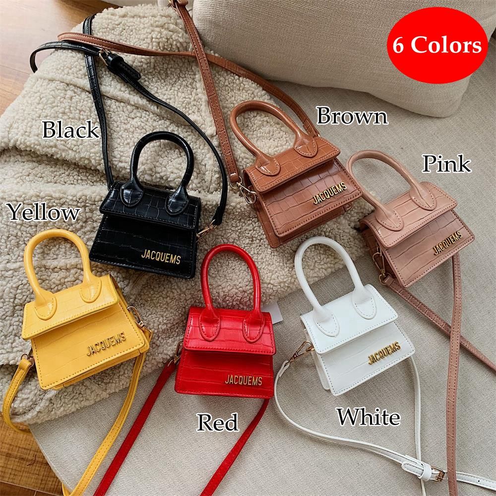 Túi Đeo Vai Mini Bằng Da Pu Nhiều Màu Tùy Chọn Hợp Thời Trang Cho Nữ