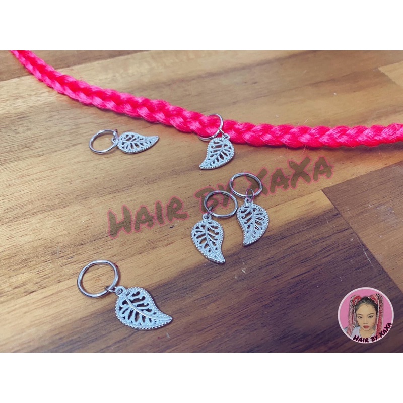 Phụ Kiện Trang Trí Tóc Tết Box Braids, Cornrow Hình Lá