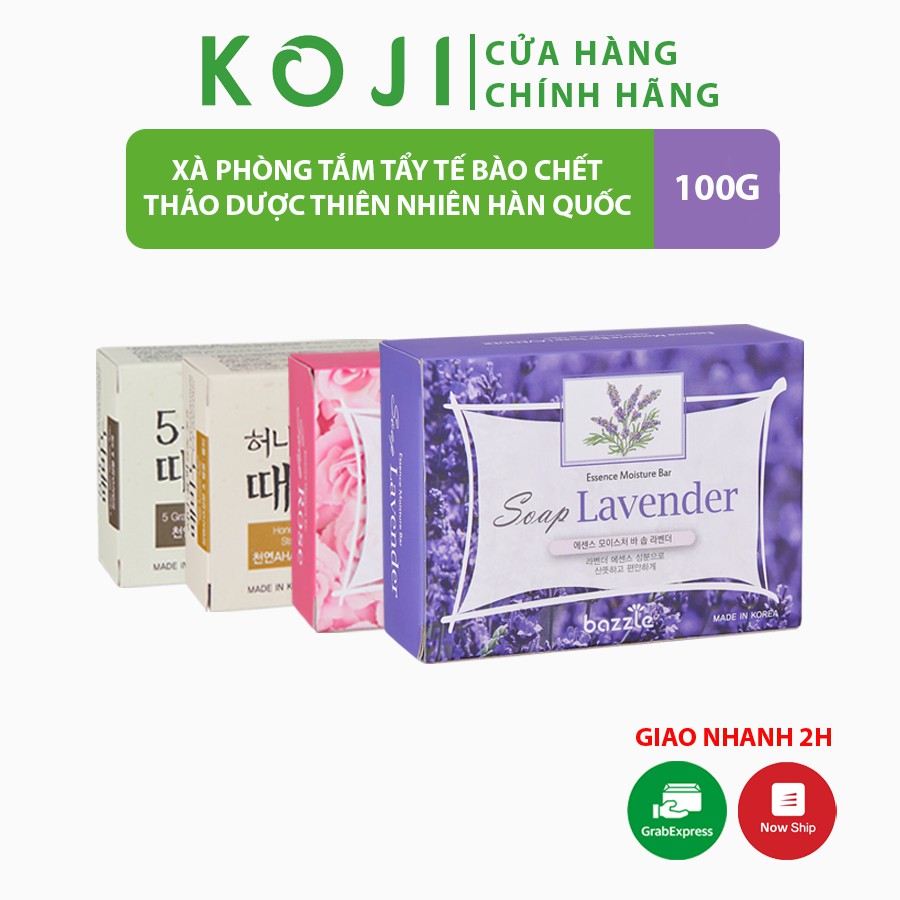 Xà phòng tắm tẩy tế bào chết Bazzle Hàn Quốc xà phòng thảo dược giúp da sạch sáng khỏe mềm mịn ko gây nhờn rít khô da | BigBuy360 - bigbuy360.vn