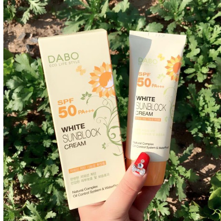 Kem Chống Nắng DABO WHITE SUNBLOCK CREAM SPF50