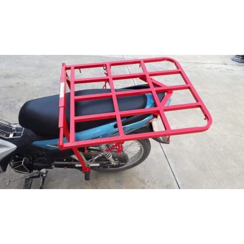 (LOẠI CHẮC BỀN TỐT) Giá chở hàng chuyên dụng cho xe máy đa năng (tiện lợi đóng mở đổ xăng được),kích thước lớn.