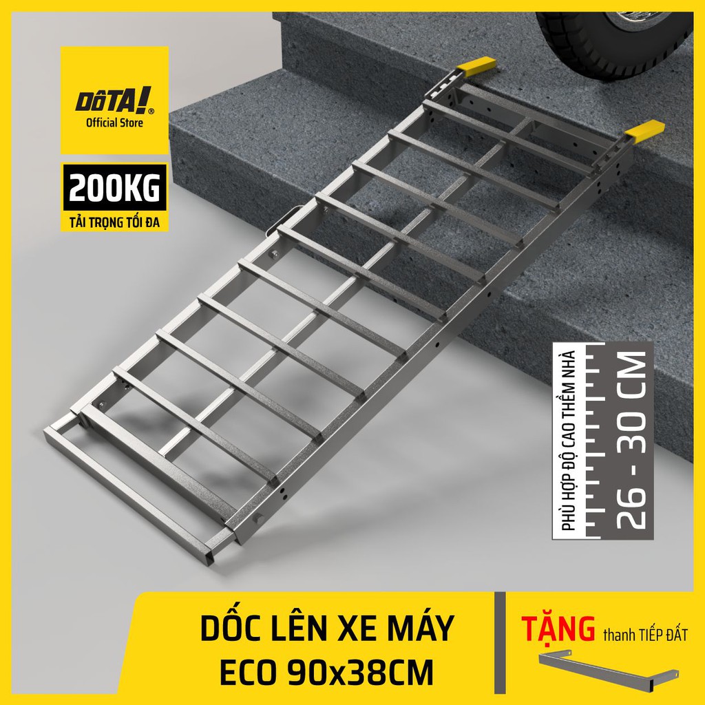 Dốc Lên Xe Máy (Cầu Dắt Xe Máy) DÔTA ECO 90x38CM