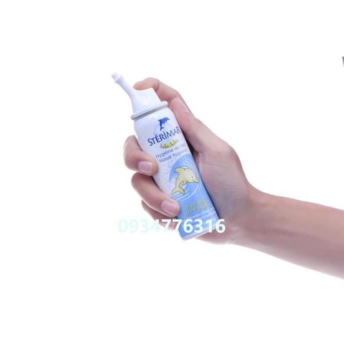 ✅ Nước biển xịt mũi cho trẻ sơ sinh Sterimar baby chai 50ml