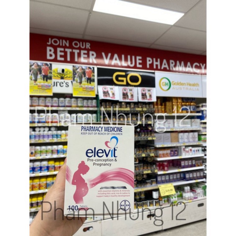 GIẢM GIÁ 30% Vitamin tổng hợp bầu ELEVIT - chuẩn Úc GIẢM GIÁ 30%