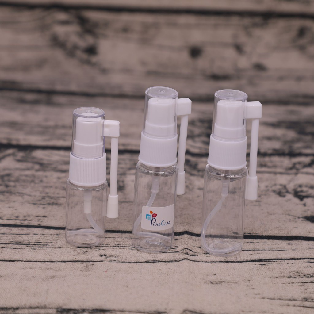 Chai Nhựa PET HDPE Nhỏ mũi xịt họng 10ml 15ml 20ml 30ml Thơm Miệng Sát Khuẩn Mist Nose Bottles