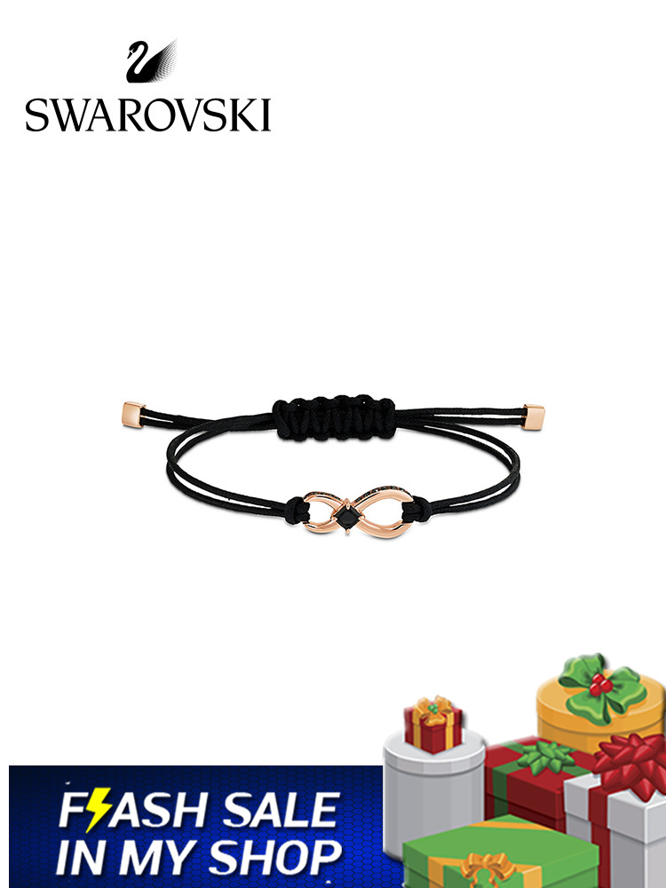 FLASH SALE 100% Swarovski VòngTay Nữ INFINITY Tình yêu vĩnh cửu Wang Yibo cùng phong cách FASHION Bracelet trang sức đeo Trang sức