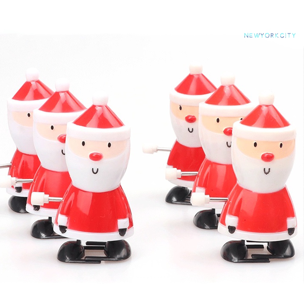 Đồ Chơi Lên Dây Cót Hình Ông Già Noel Nhiều Màu Sắc Dễ Thương Cho Bé