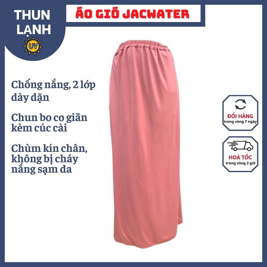 Váy quây chống nắng cho chân dày dặn 2 lớp cản tia uv thông thoáng JACWATER V130