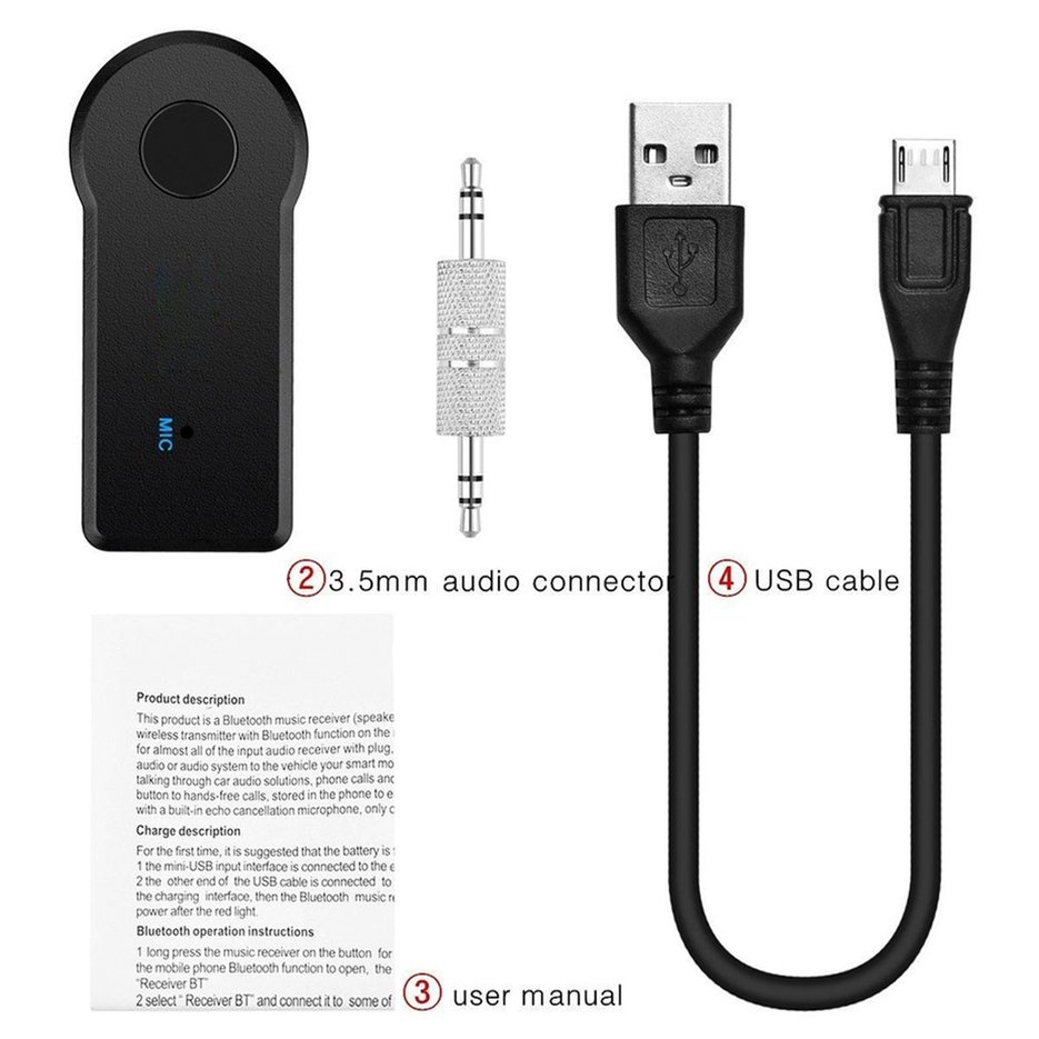 🤩Justbuy🤩 Thiết bị thu phát âm thanh Usb bluetooth 5.0 âm thanh đa chức năng jack cắm 3.5mm cho loa ô tô tai nghe blue Bộ thu không dây Bộ chuyển đổi tai nghe Loa ngoài Bộ thu âm thanh trên ô tô