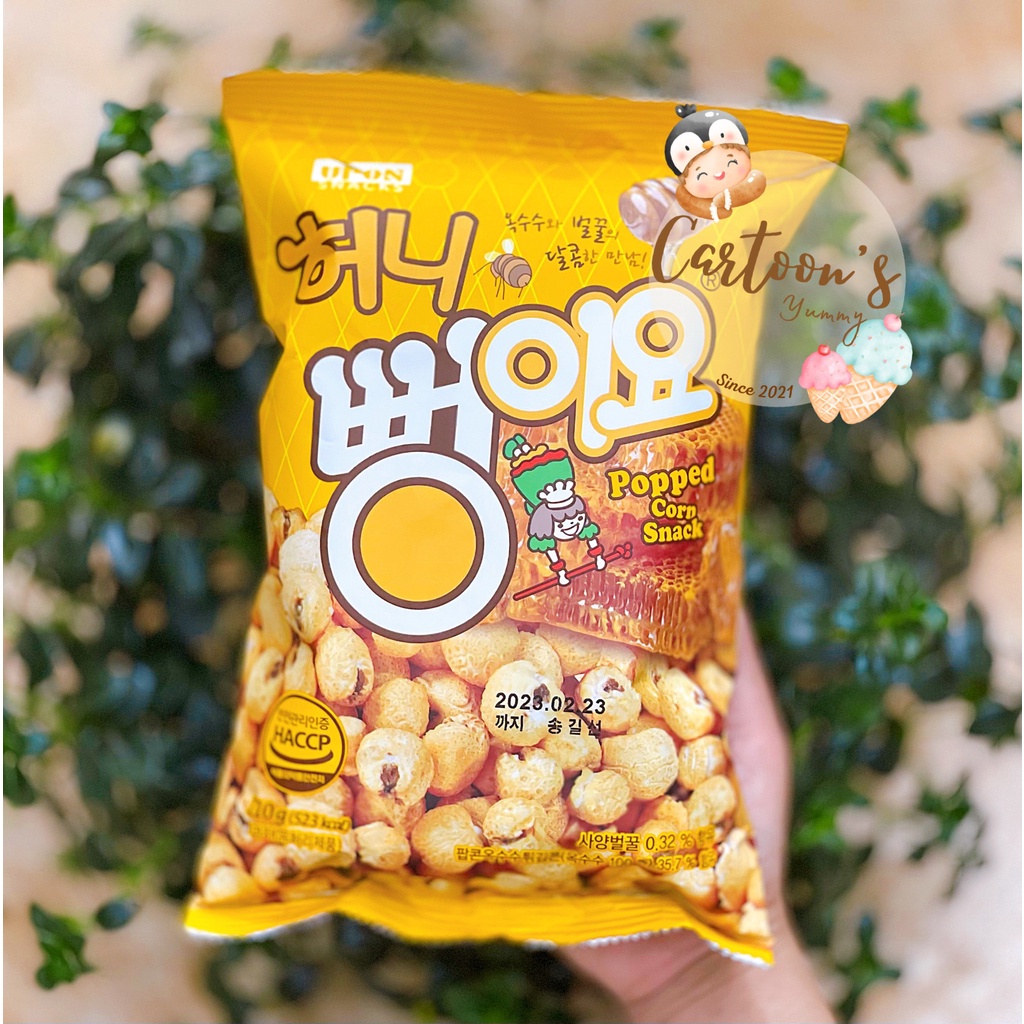 Bỏng ngô Haccp Hàn tẩm mật ong 255g (Gói)