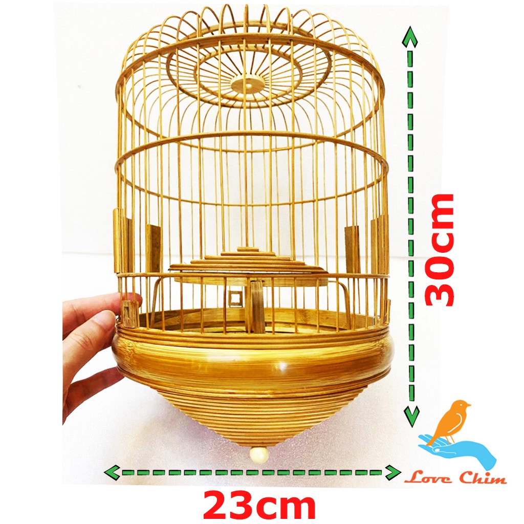 Lồng khuyên polung lùn xử lý LOVECHIM, Lồng chim khuyên đẹp phom lùn