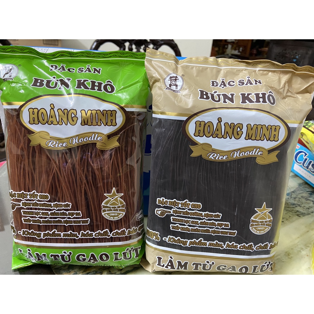 BÚN KHÔ LÀM TỪ GẠO LỨT HOÀNG MINH 500G