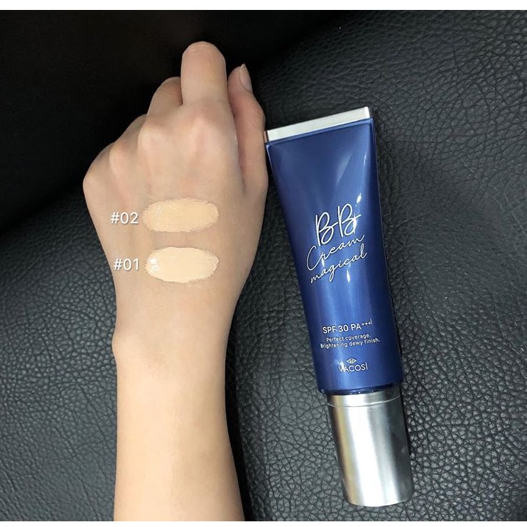 [HÀNG CHÍNH HÃNG] Kem Trang Điểm Nền BB Vacosi Natural Magical BB Cream 45ml #02 Natural: Tone Tự Nhiên