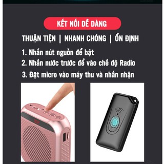 Loa trợ giảng không dây Goden House chuyên nghiệp, mic và loa trợ giảng tiện lợi cho giáo viên,hướng dẫn viên