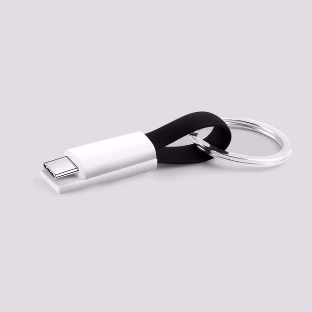 Móc khóa kiểu cáp nam châm USB type C hỗ trợ truyền dữ liệu thiết kế 2 trong 1 thích hợp cho IOS/Android
