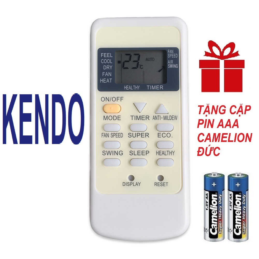 Remote điều khiển máy lạnh điều hòa KENDO mẫu 1